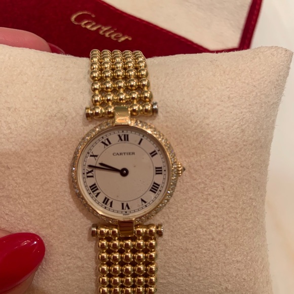 ***SOLD*** CARTIER - 18k solid gold bracelet watch - Picture 2 of 7